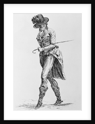 Illustration of Man in Hat and Suit by Anonymous