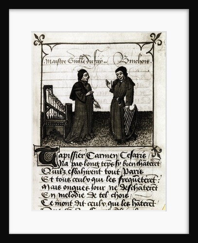 Illustration of the Famous Chorister Dufay of Cambrai by Anonymous