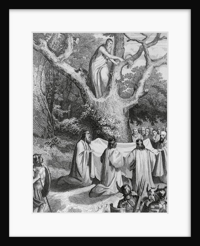 Druids Collecting Mistletoe to Symbolize Peace by Anonymous
