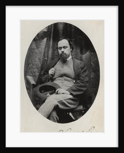 Portrait of Raphaelite Activist Dante Gabriel Rossetti by Anonymous