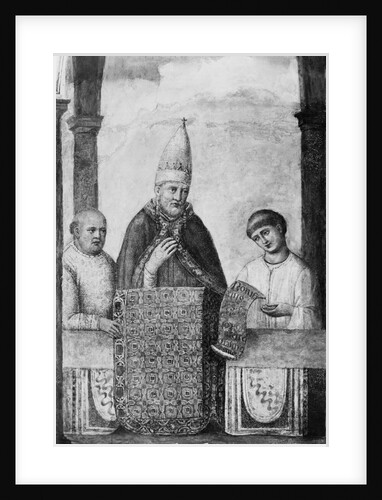 Pope Boniface and Clergymen During Religious Ceremony by Anonymous