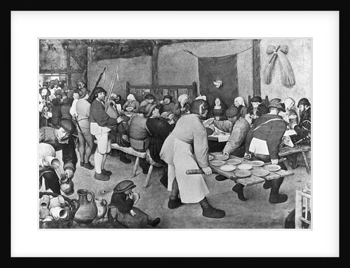 Peasant Wedding Feast by Pieter Brueghel the Elder