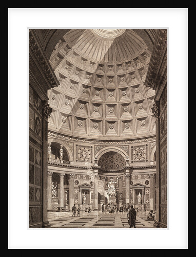 Interior of the Pantheon by Anonymous