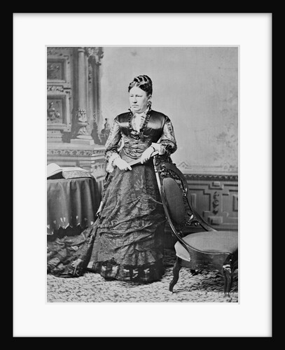 First Lady Julia Dent Grant in the White House by Anonymous