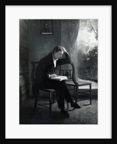 Portrait of John Keats Reading by Joseph Severn