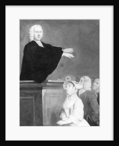 Preacher Blessing Congregation by Anonymous