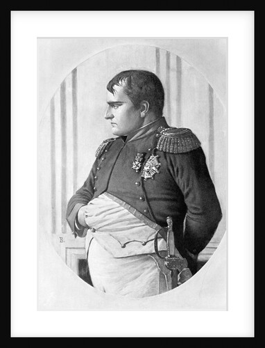 Print with Portrait of Napoleon Bonaparte by Anonymous