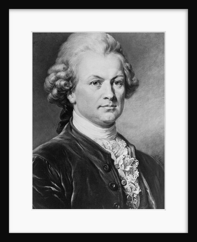 Portrait of Gotthold Ephraim Lessing by Anton Graff