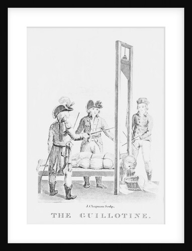 Man Lying in Guillotine by Anonymous