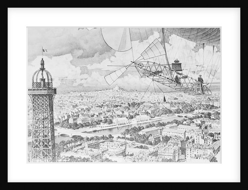 Santos Dumont Flying Aircraft by Anonymous