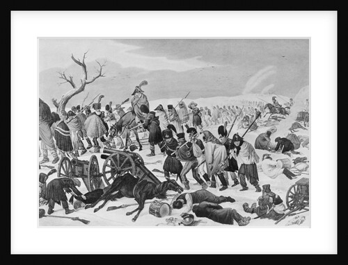 Napoleon's Army Retreating from Russia by Anonymous