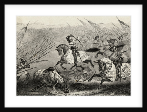 Medieval Knights Battling by Anonymous