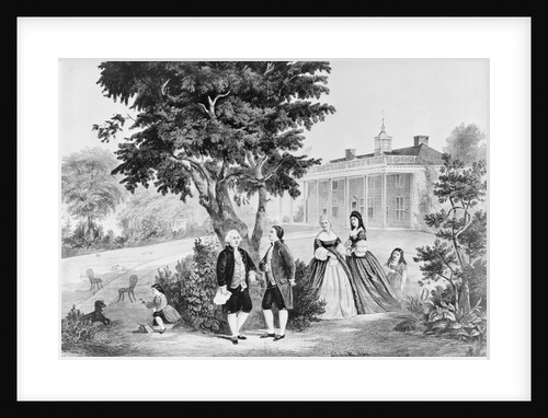 George Washington and General Lafayette Conversing by Anonymous