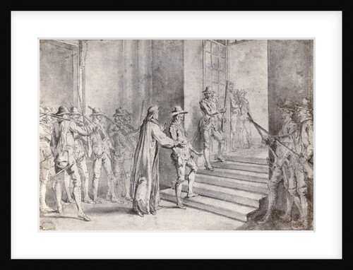 King Charles I Being Escorted by Soldiers to His Execution by Anonymous