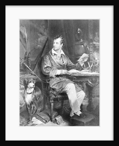 Engraving of Lord Byron by Anonymous