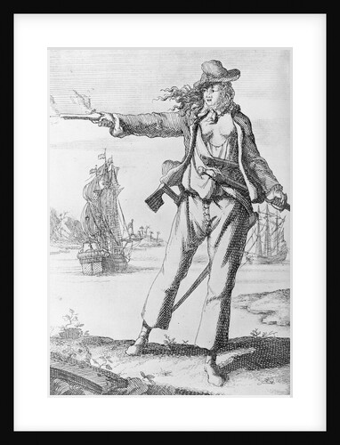 Illustration of Ann Bonney the Pirate by Anonymous