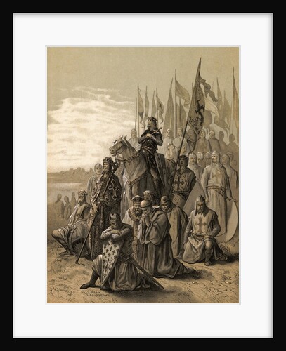 Saint Louis Leading Army by Anonymous