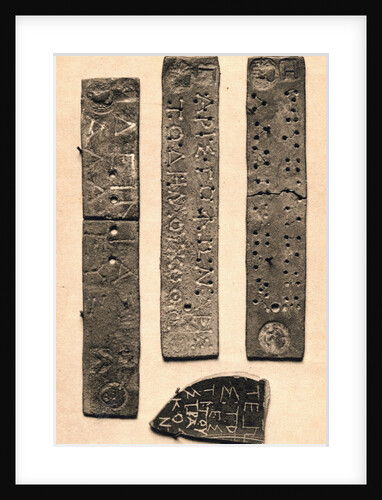 Portraits of Juryman's Tickets by Anonymous