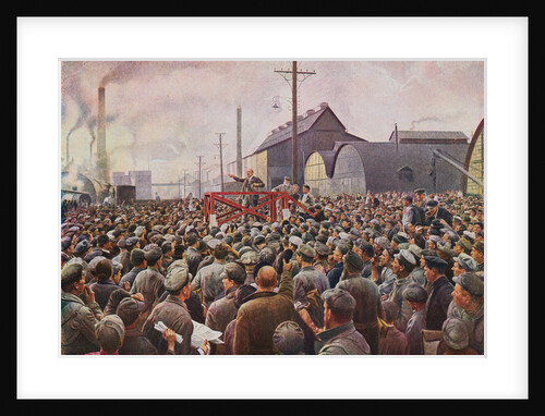 Vladimir Ilich Lenin Speaking by Anonymous