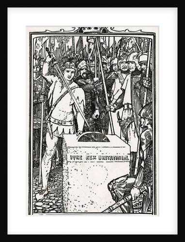Arthurian Saga: How Arthur Drew The Sword. by Anonymous