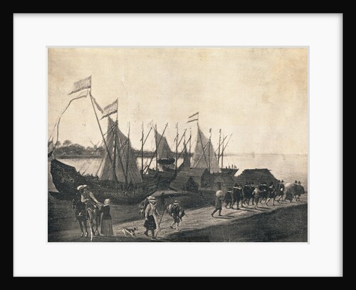 Puritans Leaving for New World by Anonymous