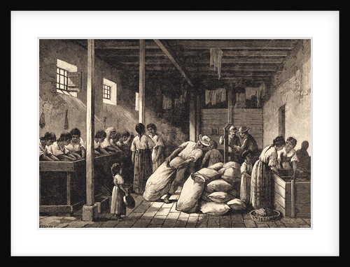 Workers Packing Coffee by Anonymous