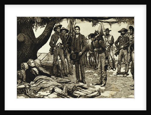 Santa Anna Being Presented to Sam Houston by Anonymous