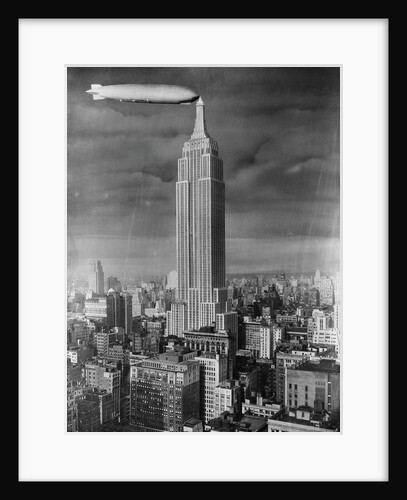 Dirigible Docked at Empire State Building by Anonymous