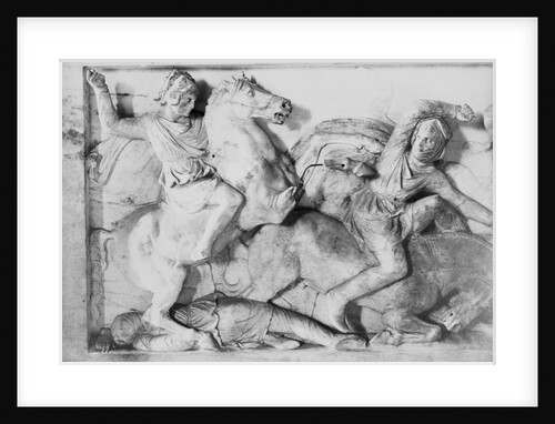 Alexander Sarcophagus During Battle by Anonymous