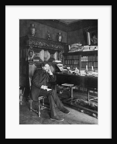 Alphonse Daudet Sitting in Studio by Anonymous