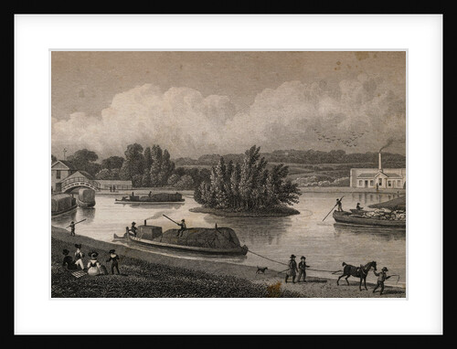 Travelers and Picnickers Along Regents Canal by Anonymous