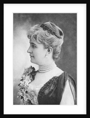 Profile Portrait of Bertha Palmer by Anonymous