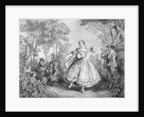 Illustration Depicting Gracious Ballet Dancer by Anonymous