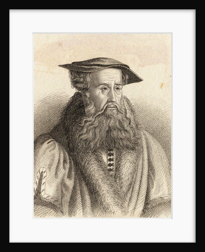 Heinrich Bullinger Wearing Hat by Anonymous