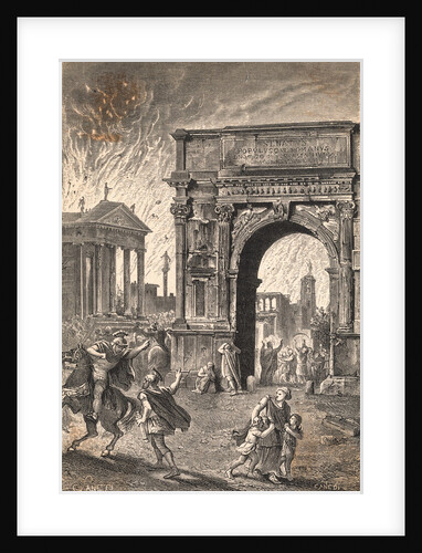 Rome Going up in Flames by Anonymous