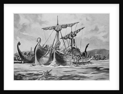 Painting of Duilius Defeating the Carthaginians Near Mylae by Anonymous