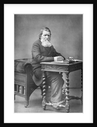 Writer John Ruskin at Desk by Anonymous
