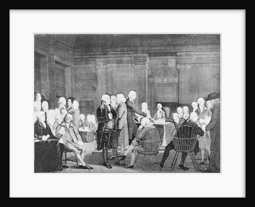 Congress in Session for Independence by Anonymous