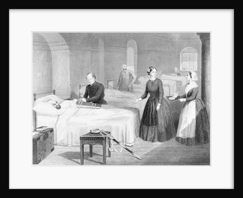 Miss Nightingale in the Hospital at Scutari by Anonymous