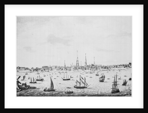 Boat-Filled Harbor by Anonymous