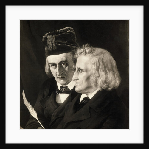 Portrait of the Brothers Grimm by Anonymous