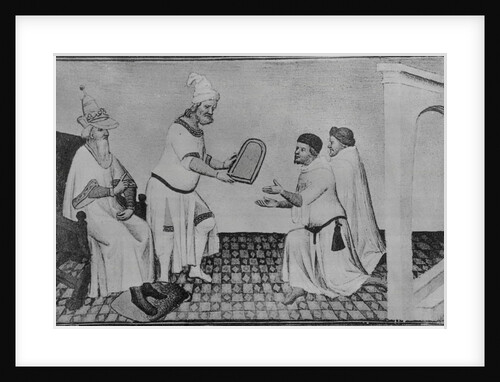 Kublai Khan Presenting Tablet by Anonymous