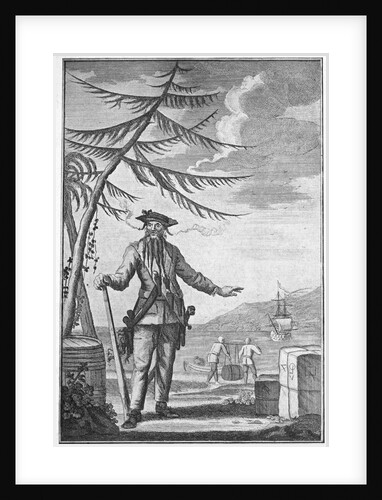 Portrait of Captain Edward "Blackbeard" Teach by Anonymous