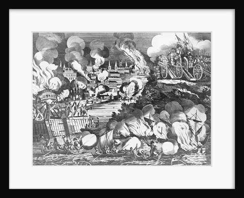Illustration of Various Scenes of the War of 1812 by Anonymous