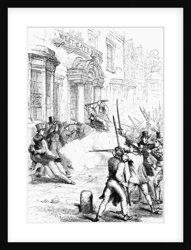 Rioters Shooting and Fighting by Anonymous