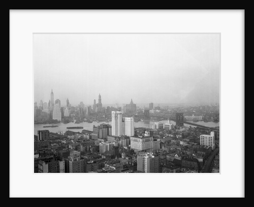 Aerial View of Manhattan by Anonymous