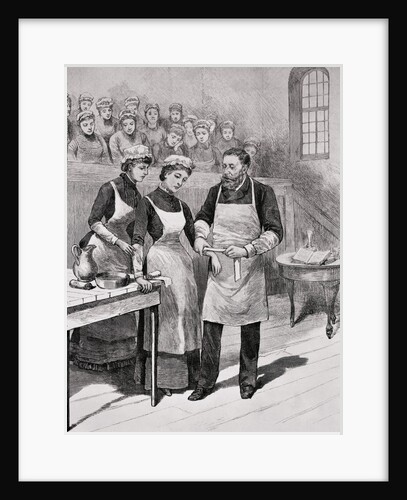 Illustration of Nursing School Scene by Anonymous