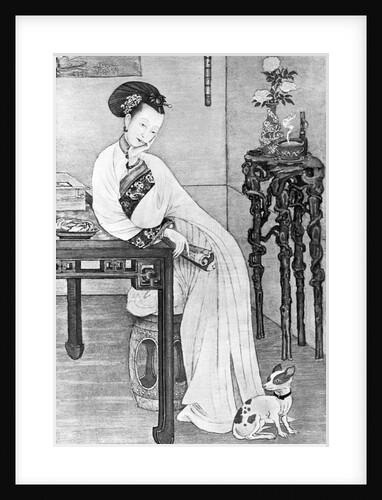 Portrait Of Tzu Hsi- Chinese Empress by Anonymous