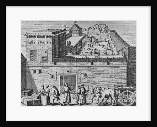 British Trading Station in India by Anonymous