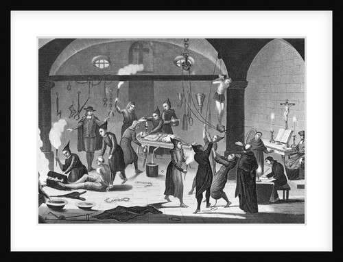 Illustration Depicting People Being Tortured by Anonymous